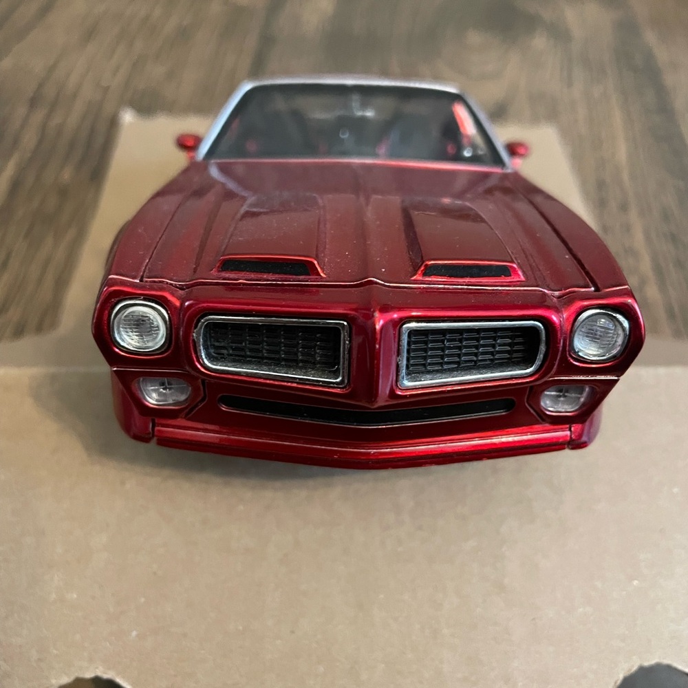 Jada big time muscle 1970 red Pontiac firebird car red firebird